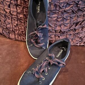 Sperry Navy Canvas Sneakers